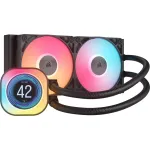 Oro au&scaron;intuvas Corsair iCUE LINK TITAN 240 RX LCD 12 cm juodas 300-2100 RPM