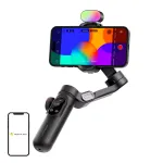 AOCHUAN X Pro 3 a&scaron;ių gimbal su RGB ap&scaron;vietimu (juodas)