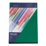 Artoz Papier Mosaic vokai DIN C6 be langelio, fir green, lipnūs (&scaron;lapio klijavimo), 20 vienetų