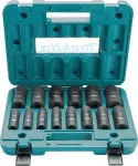 Makita B-52308 14 dalių smūginis lizdų rinkinys, 1/2 colio pavara