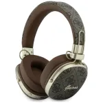 Guess GUE005462 Bluetooth ausinės su ENC, metalinis dizainas, 4G Script logotipas, ruda