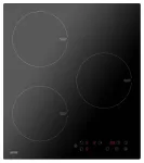 Indukcinė kaitlentė MPM MPM-45-IM-14, įmontuojama, 3 zonos (180 mm), stiklo keramika, 6000 W, liečiamasis valdymas