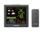 Oro stotelė BLAUPUNKT WS25BK &ndash; vidaus / lauko temperatūros ir drėgmės monitorius, juoda, 1 jutiklis, LCD ekranas
