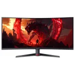 Acer Nitro XZ3 XZ403CKRbmiiphuzx 39,7 colio WUHD 5120 x 2160 VA 360 Hz i&scaron;lenktas žaidimų monitorius