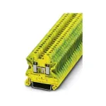 Phoenix Contact UT 2,5-PE Apsauginio laidininko gnybtų blokas &ndash; žaliai geltonas, varžtinis sujungimas, 2,5 mm&sup2;, montavimui ant DIN bėgelio | Kur.lt