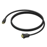 PROCAB CLV160/3 HDMI į DVI-D Single Link laidas, 3 m, juodas