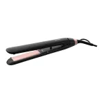 Philips Essential ThermoProtect lygintuvas &scaron;epečio formos, &scaron;ildomas, 160&ndash;230 &deg;C, 3 s, juodas/rožinis