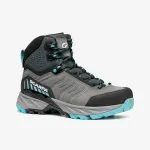 Scarpa Rush TRK GTX Woman moteri&scaron;ki batai žygiams, 38 dydžio, Midgray/Aqua