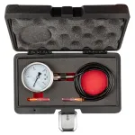 NEO TOOLS Turbocharger slėgio testeris (1-3 bar) | Analoginis matuoklis su 3 adapteriais