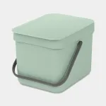 Brabantia Sort & Go &scaron;iuk&scaron;lių dėžė Jade Green 6 L