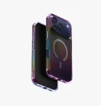 UNIQ Iridescia Magclick įkrovimo dėklas, skirtas iPhone 17 Pro - Midnight Quartz