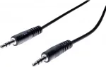 EXERTIS CONNECT 20m 3,5mm stereo jack audio kabelis, vyri&scaron;kas-vyri&scaron;kas, juodas 108572