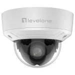 LevelOne FCS-3461 kupolinė IP kamera 2MP 4x optinis priartinimas H.265 PoE vidaus/lauko