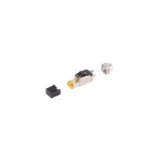 SHIVERPEAKS BS08-51011 Cat. 6A belitė RJ45 STP jungtis, cinko lydinio korpusas, auksuoti kontaktai
