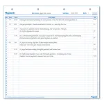 BOI priežiūros ataskaitų formos, dvipusės, A4, 50 lapų, baltos (9206-00304)