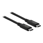 Delock USB-C (M) į USB-C (M) laidas - USB4 / Thunderbolt 3 / DisplayPort - 20 V - 5 A - 80 cm - Palaiko Power Delivery 3.0, 8K 60 Hz (7680 x 4320)