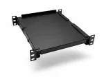 DSIT DS10-FO33 10 inch universali fiksuota lentyna 310 mm gylio spintoms, 1U, juoda