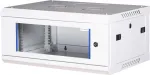 Wirewin 19 colių sieninis spintos korpusas, vientisas, Pro 3-osios kartos, 600x600mm, &scaron;viesiai pilkas (WCAB PS3 600X600X4U)