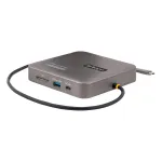StarTech.com USB-C dokavimo stotelė, dvigubas 4K 60Hz HDMI, suderinama su Macbook Pro (M1/M2/M3/M4) ir Windows, USB-A/USB-C 10Gbps &scaron;akotuvas, 100W galios perdavimas, GbE, SD, 22in/56cm kabelis