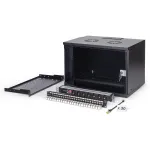 DIGITUS SOHO Pro DN-49203-SET 19" 7U sieninis tinklo komplektas su priedais, 540 x 400 mm, juodas