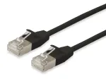 Tinklo kabelis Equip Cat.6A F/FTP plonas RJ-45 3m juodas