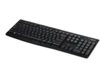 Logitech K270 belaidė klaviatūra su Unifying imtuvu, juoda