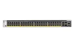 NETGEAR M4300-52G-PoE+ 550W PSU valdomas L2/L3/L4 Gigabit Ethernet (10/100/1000) maitinimas per Ethernet (PoE) 1U juodas
