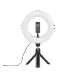 Hama SpotLight Smart 80 II LED žiedinė lemputė, rinkinys i&scaron;maniajam telefonui, kartu su mini trikoju