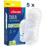 VILEDA Flex&Catch 177664 &scaron;luotų antgaliai &ndash; 5 atsarginiai įdėklai