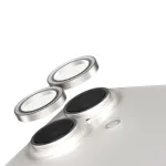 Apsauginiai objektyvų žiedai PanzerGlass SAFE. Glitter Silver iPhone '24 6,1 colio | 6,7 colio