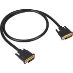DVI laidas Sharkoon DVI-D/DVI-D (24+1) 1 m