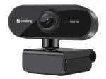 Sandberg USB Webcam Flex 1080P HD, 2 MP, 1920 x 1080 pikselių, Full HD, 30 kadrų/s, USB, Juoda