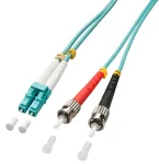 Lindy 46381 InfiniBand / &scaron;viesolaidinis kabelis 2 m LC ST Žalias