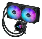 ASUS ROG Strix LC III 240 ARGB skysčio au&scaron;inimo komplektas 240 mm, 12 cm ventiliatoriai, juodas