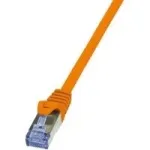 LogiLink CQ3078S PrimeLine Cat6a S/FTP kabelis (patch) 5 m, 10G, oranžinės spalvos