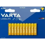&Scaron;arminės AAA baterijos Varta LONGLIFE Power &ndash; 10 vnt. pakuotė (modelis 4903121761)