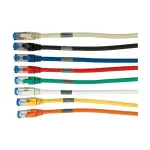 Pataisos kabelis RJ45 CAT6A 500MHz 0,15m geltonas S-STP (S/FTP) AWG26 LSZH Synergy 21