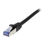 Pataisos laidas RJ45 S-STP(S/FTP) 500MHz 15,0m CAT6A juodas Synergy21, komponenti&scaron;kai i&scaron;bandytas, AWG26