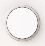 BJ centrinė dengiamoji plok&scaron;telė 6540-44G-102 Sukamasis reguliatorius su rankenėle Baltas 1 (2CKA006599A3052)