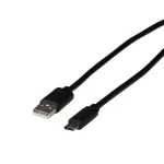 EFB-Elektronik USB 2.0 laidas, Type-C ki&scaron;tukas - Type-A ki&scaron;tukas, 2 m (EBUSBC-USB20AK.2)