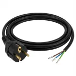 EFB-Elektronik maitinimo laidas su įžemintu ki&scaron;tuku 90&deg; - atviras galas AE 1,8 m, 3 x 0,75 mm&sup2;