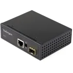 Pramoninis medijos keitiklis StarTech.com IMC1GSFP &ndash; SFP į RJ45/Cat6, 10/100/1000 Mbps, vienmodis/daugiamodis, 12-56V DC, IP-30, -40&hellip;+75&deg;C