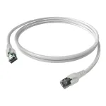 Easylan CP1KWBWBW0050 RJ45 tinklo kabelis, jungiamasis kabelis CAT 6a S/FTP 5 m baltas 1 vnt.