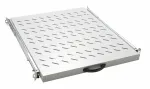 Stumdoma lentyna EQUIP 19 colių, 1U, 800 mm gylio, &scaron;viesiai pilka