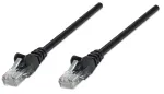 Intellinet 347440 tinklo jungiamasis laidas, Cat5e U/UTP, RJ45 (M) &ndash; RJ45 (M), 0,3 m, formuotas, nesikabinantis, juodas, 10 vnt.