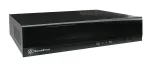 SilverStone MILO ML03 - stalinis kompiuterio korpusas - Mikro-ATX - be maitinimo &scaron;altinio (ATX / PS/2) - juodas - USB / garsas (SST-ML03B-R)