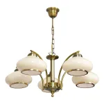 Activejet Classic lubinis liustras pakabinamas &scaron;viestuvas RITA Patina 5xE27 svetainei