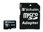 Flash atmintis Verbatim Premium 64GB MicroSDXC Class 10