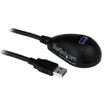 StarTech.com 5 pėdų juodas stalinis SuperSpeed USB 3.0 ilginimo kabelis - A-A vyri&scaron;kas/moteri&scaron;kas