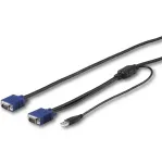 StarTech.com 15 pėdų (4,6 m) USB KVM laidas stelažinėms konsolėms